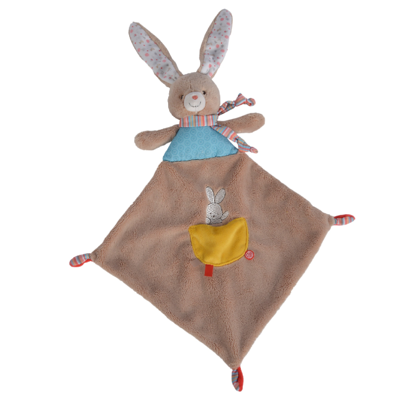  twiny big baby comforter rabbit beige yellow blue 40 cm 